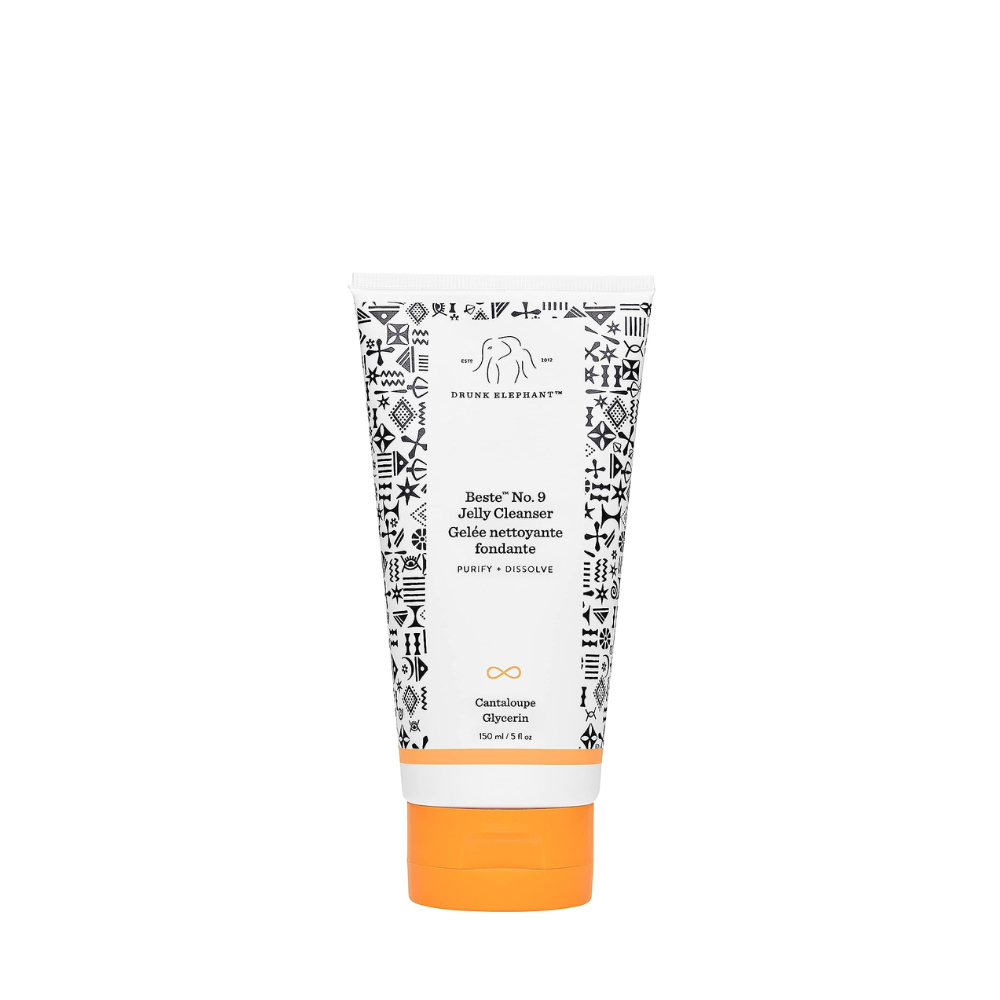 Drunk Elephant Beste No. 9 Jelly Cleanser - Suave lavado facial y removedor de maquillaje para todo tipo de piel (5 onzas líquidas)