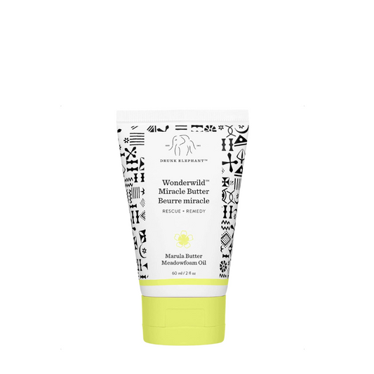 Drunk Elephant Wonderwild Miracle Butter Face and Body Salve - Crema nutritiva para la piel seca, crema curativa para quemaduras solares (2.0 fl oz / 2 onzas líquidas)