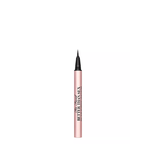 Too Faced Better Than Sex Easy Glide Waterproof Liquid Eyeliner - Intense Black - 0.02 fl oz - Ulta Beauty